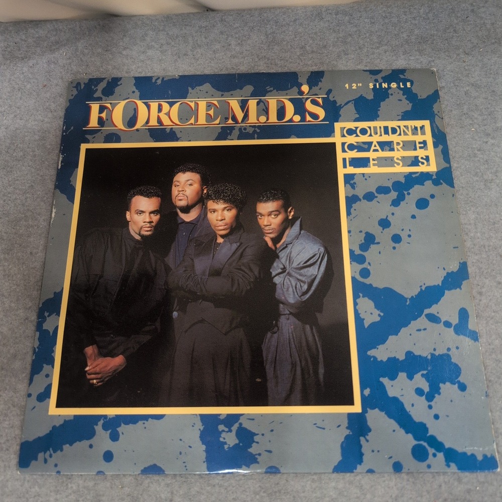 Force M.D.'s Couldn't Care Less 12" Vinyl Single Tommy Boy TB 909 1987 Promo
